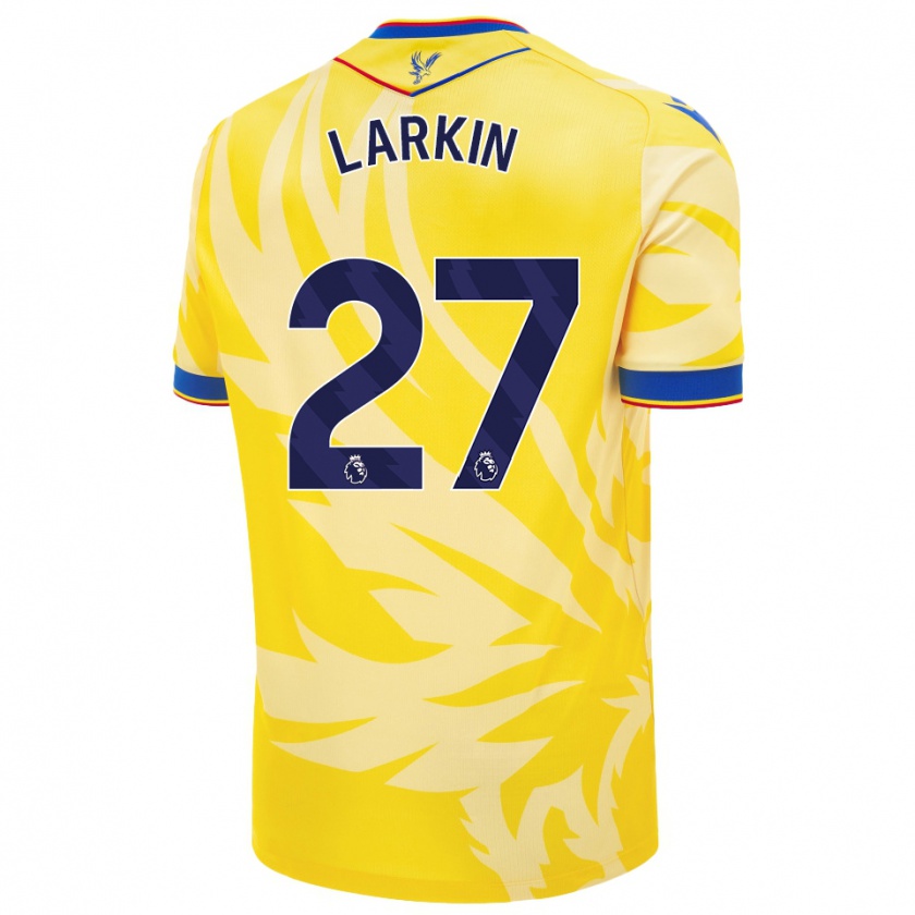 Kandiny Herren Abbie Larkin #27 Gelb Auswärtstrikot Trikot 2024/25 T-Shirt