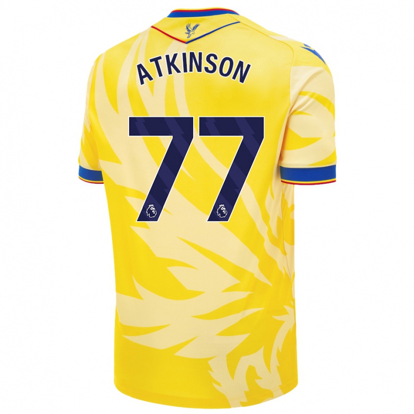 Kandiny Herren Isibeal Atkinson #77 Gelb Auswärtstrikot Trikot 2024/25 T-Shirt