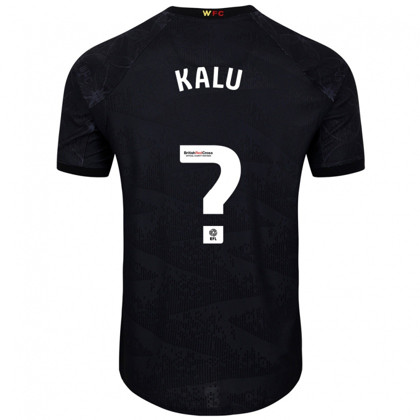 Kandiny Herren Samuel Kalu #0 Schwarz Weiß Auswärtstrikot Trikot 2024/25 T-Shirt