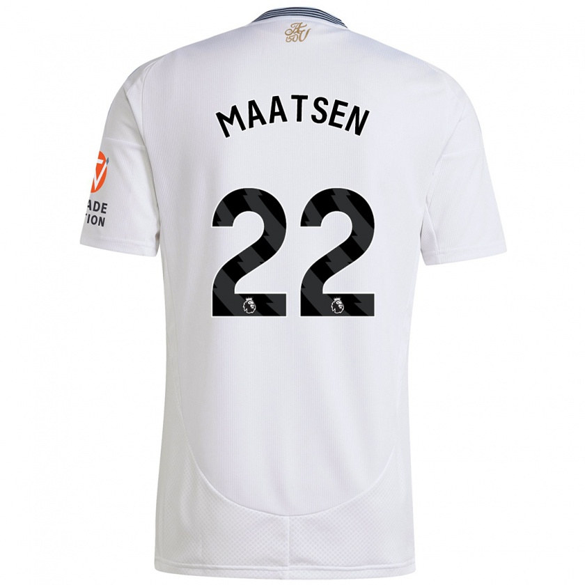 Kandiny Herren Ian Maatsen #22 Weiß Auswärtstrikot Trikot 2024/25 T-Shirt