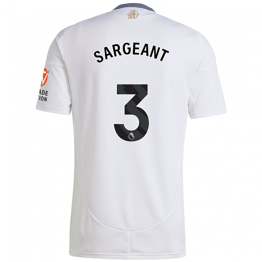 Kandiny Herren Meaghan Sargeant #3 Weiß Auswärtstrikot Trikot 2024/25 T-Shirt