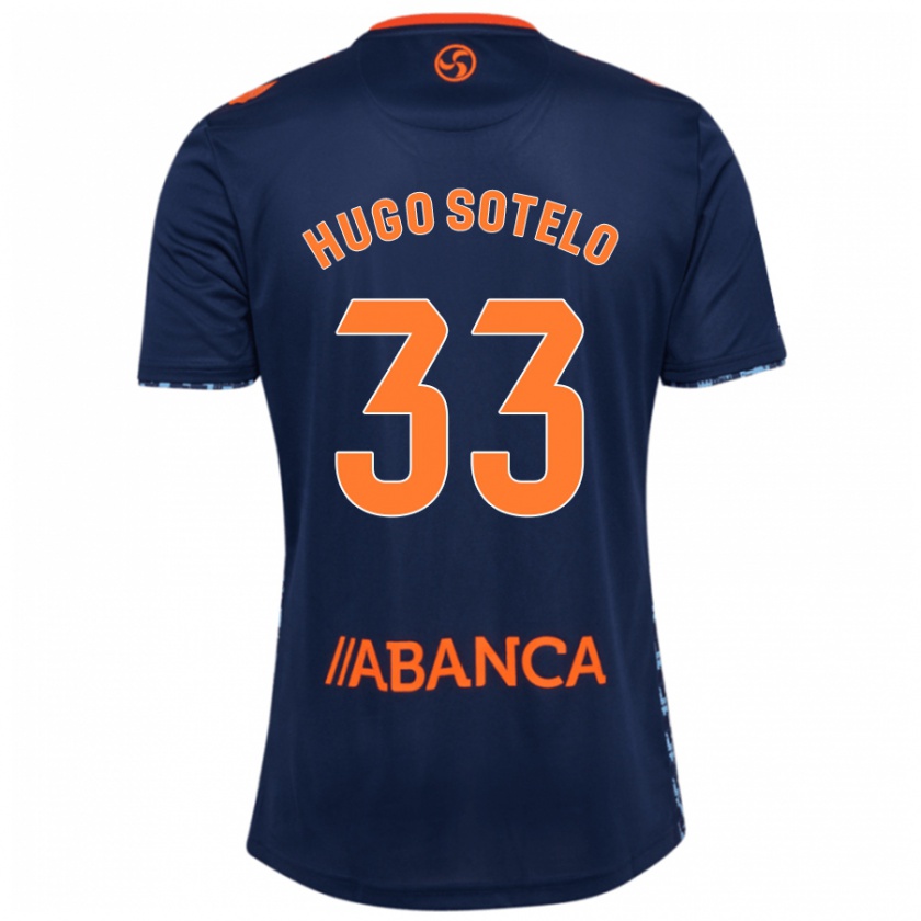 Kandiny Herren Hugo Sotelo #33 Marineblau Auswärtstrikot Trikot 2024/25 T-Shirt