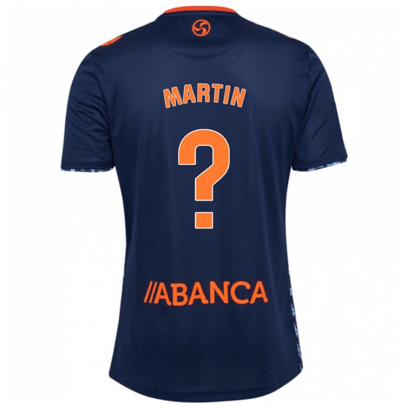 Kandiny Herren Pablo Martín #0 Marineblau Auswärtstrikot Trikot 2024/25 T-Shirt