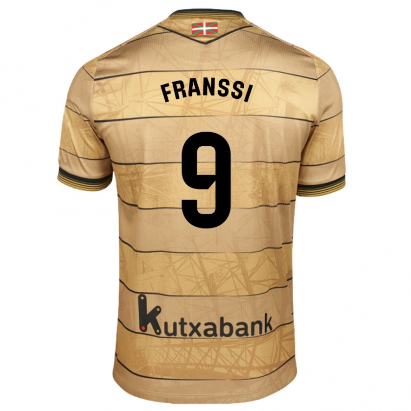 Kandiny Herren Sanni Franssi #9 Braun Auswärtstrikot Trikot 2024/25 T-Shirt