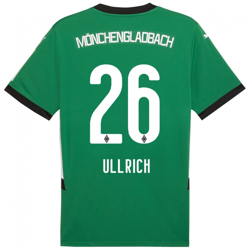 Kandiny Herren Lukas Ullrich #26 Grün Weiß Auswärtstrikot Trikot 2024/25 T-Shirt