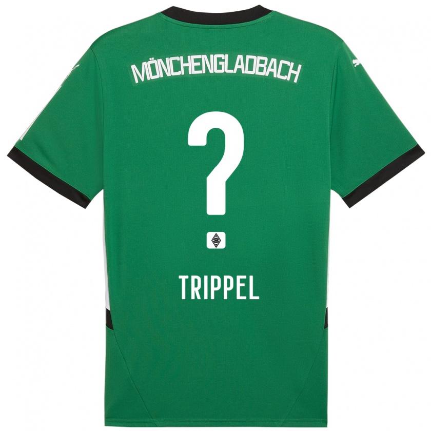 Kandiny Herren Marcello Trippel #0 Grün Weiß Auswärtstrikot Trikot 2024/25 T-Shirt