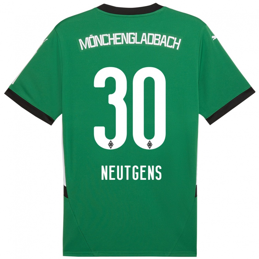 Kandiny Herren Maximilian Neutgens #30 Grün Weiß Auswärtstrikot Trikot 2024/25 T-Shirt