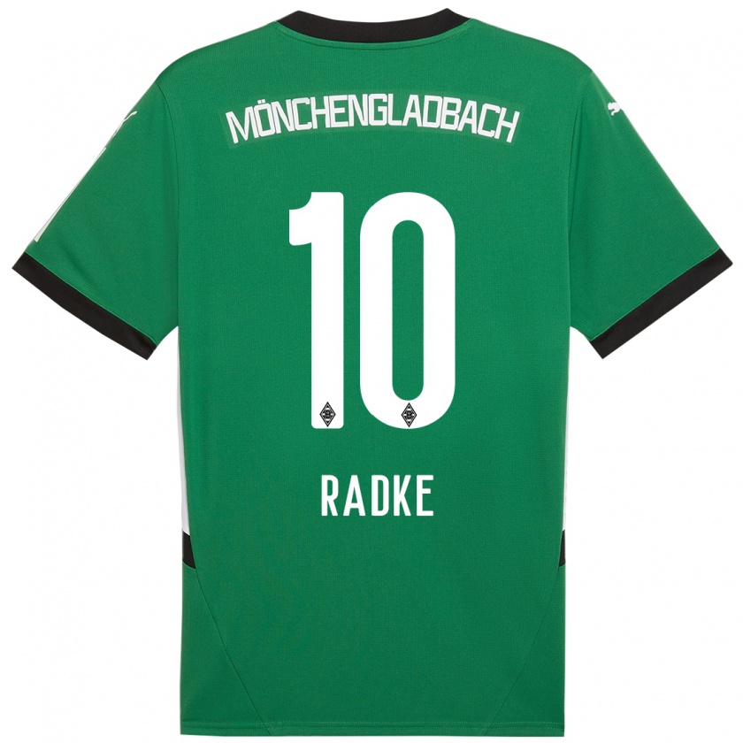 Kandiny Herren Laura Radke #10 Grün Weiß Auswärtstrikot Trikot 2024/25 T-Shirt