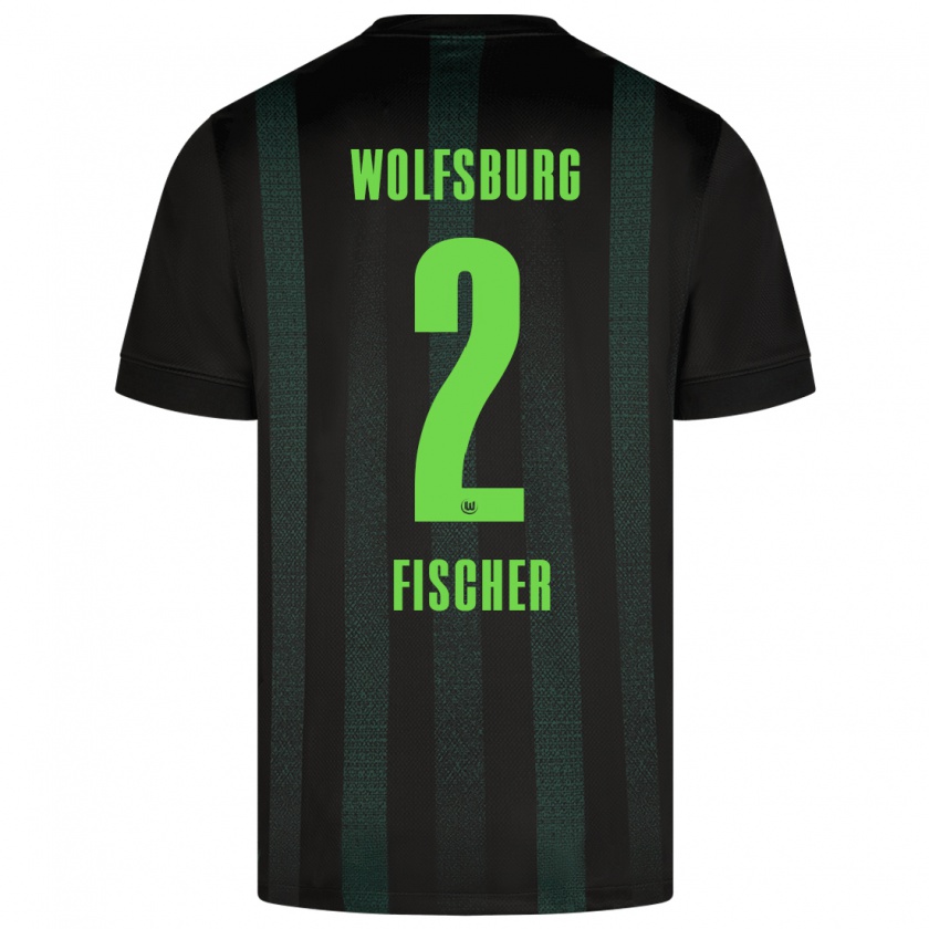 Kandiny Herren Kilian Fischer #2 Dunkelgrün Auswärtstrikot Trikot 2024/25 T-Shirt