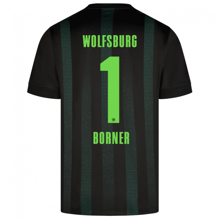 Kandiny Herren Benedikt Börner #1 Dunkelgrün Auswärtstrikot Trikot 2024/25 T-Shirt