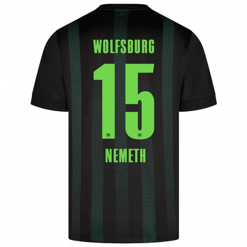 Kandiny Herren Diána Németh #15 Dunkelgrün Auswärtstrikot Trikot 2024/25 T-Shirt