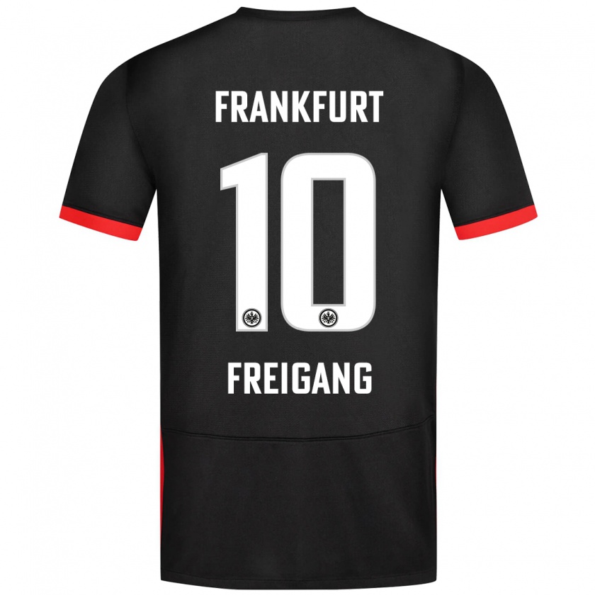 Kandiny Herren Laura Freigang #10 Schwarz Auswärtstrikot Trikot 2024/25 T-Shirt