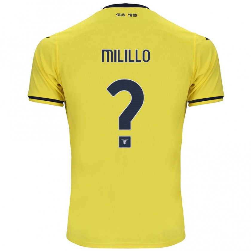 Kandiny Herren Flavio Milillo #0 Gelb Auswärtstrikot Trikot 2024/25 T-Shirt