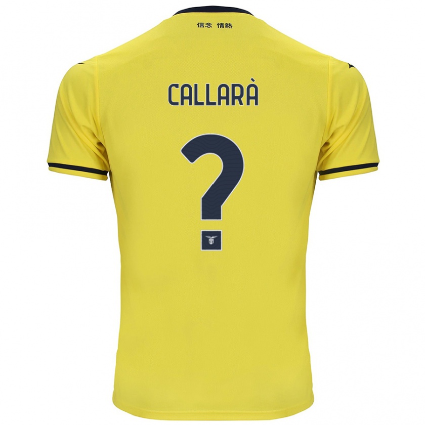 Kandiny Herren Nicholas Callarà #0 Gelb Auswärtstrikot Trikot 2024/25 T-Shirt