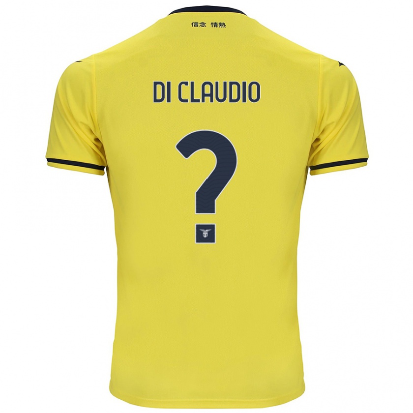 Kandiny Herren Federico Di Claudio #0 Gelb Auswärtstrikot Trikot 2024/25 T-Shirt