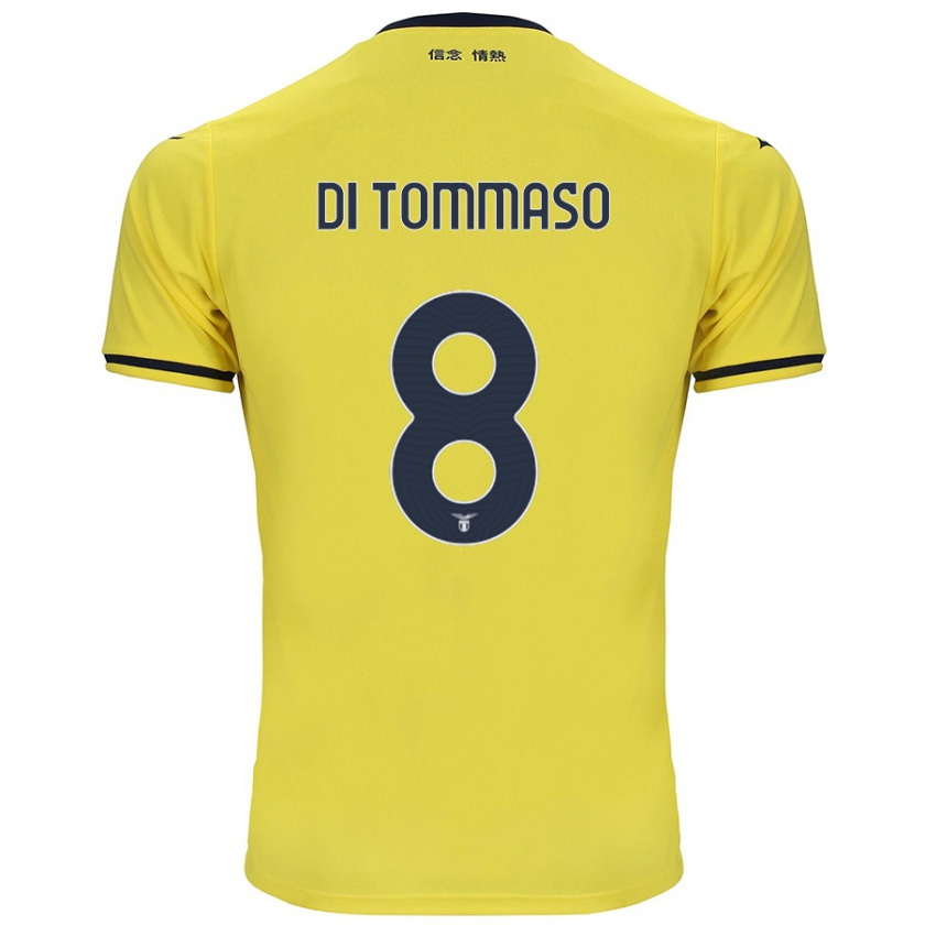 Kandiny Herren Leonardo Di Tommaso #8 Gelb Auswärtstrikot Trikot 2024/25 T-Shirt