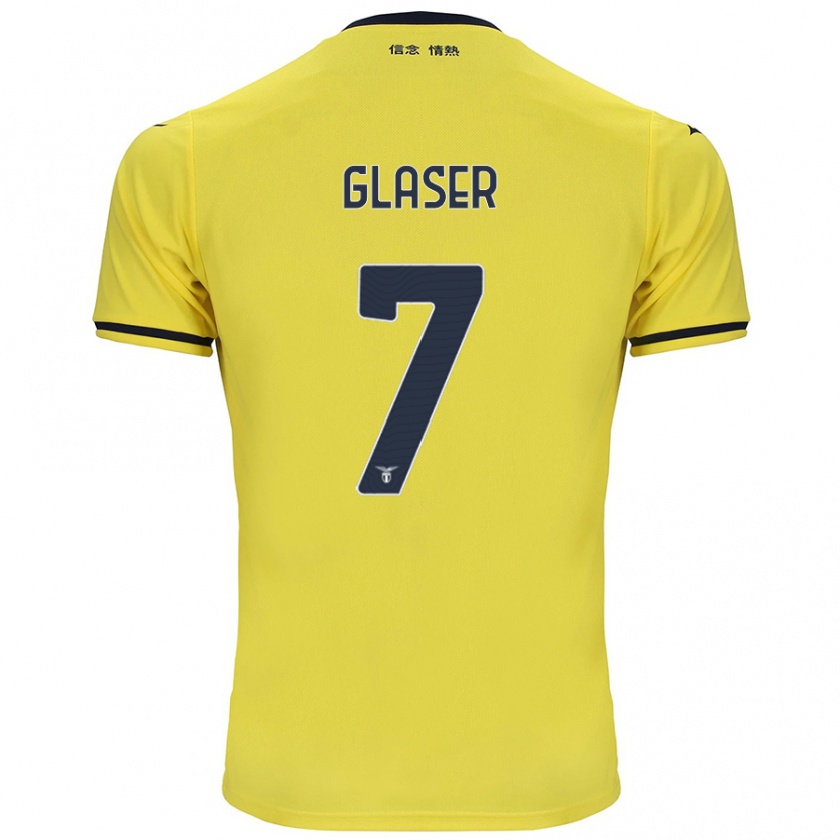 Kandiny Herren Julia Glaser #7 Gelb Auswärtstrikot Trikot 2024/25 T-Shirt