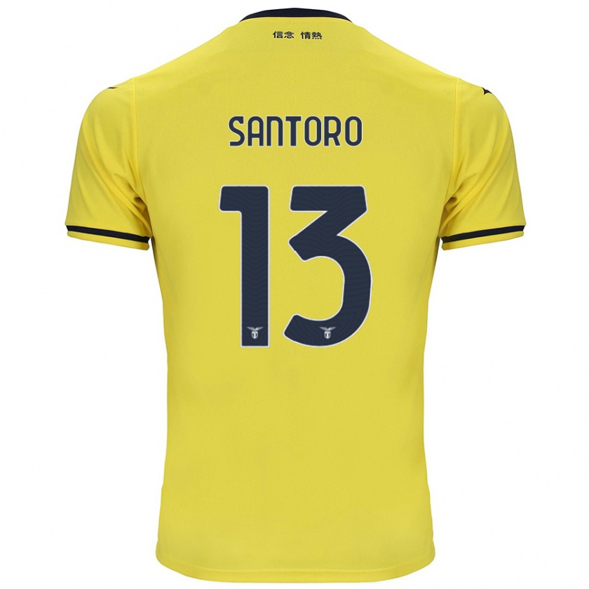 Kandiny Herren Martina Santoro #13 Gelb Auswärtstrikot Trikot 2024/25 T-Shirt