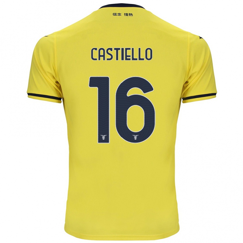 Kandiny Herren Antonietta Castiello #16 Gelb Auswärtstrikot Trikot 2024/25 T-Shirt