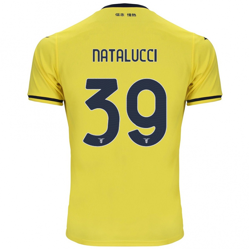 Kandiny Herren Serena Natalucci #39 Gelb Auswärtstrikot Trikot 2024/25 T-Shirt