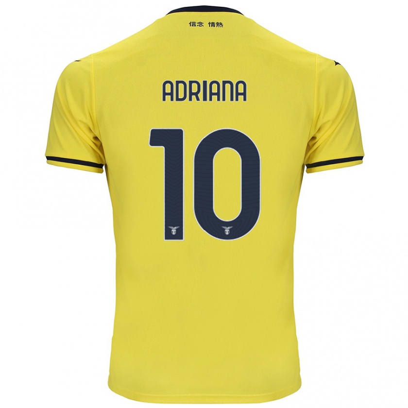 Kandiny Herren Adriana Martín Santamaría #10 Gelb Auswärtstrikot Trikot 2024/25 T-Shirt