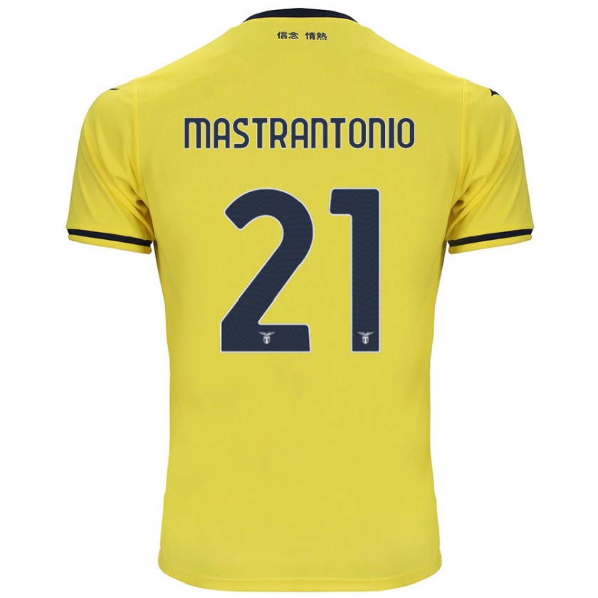 Kandiny Herren Ella Mastrantonio #21 Gelb Auswärtstrikot Trikot 2024/25 T-Shirt