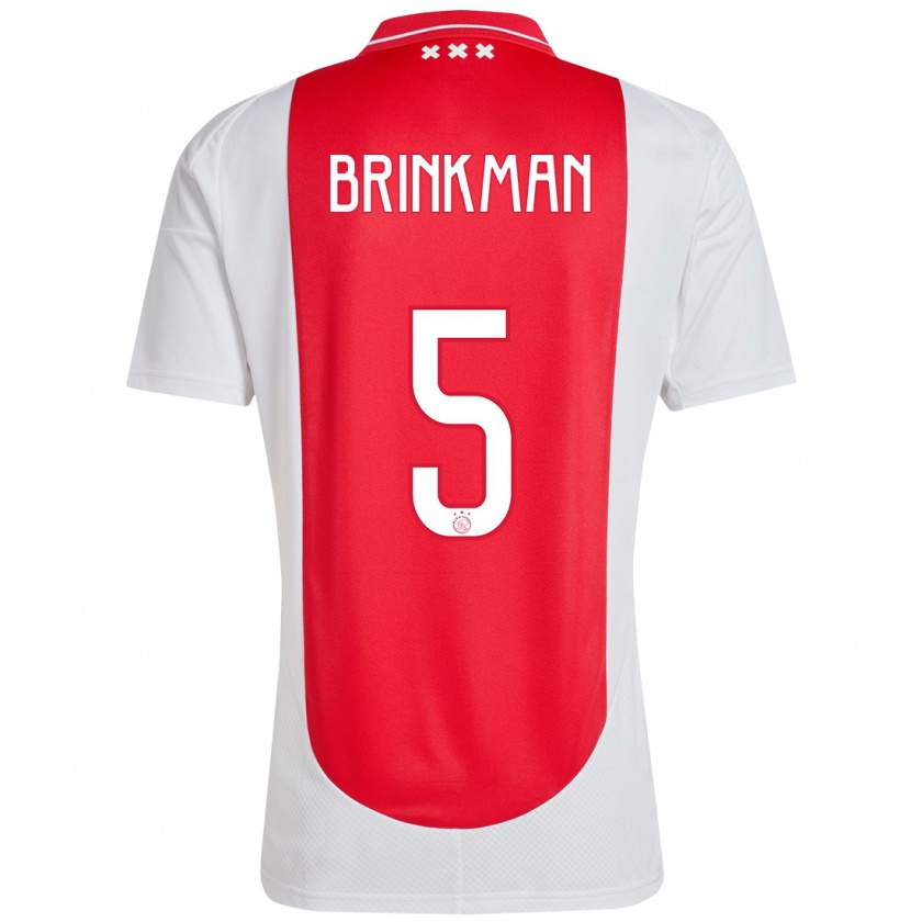 Kandiny Damen Tim Brinkman #5 Rot Weiß Heimtrikot Trikot 2024/25 T-Shirt