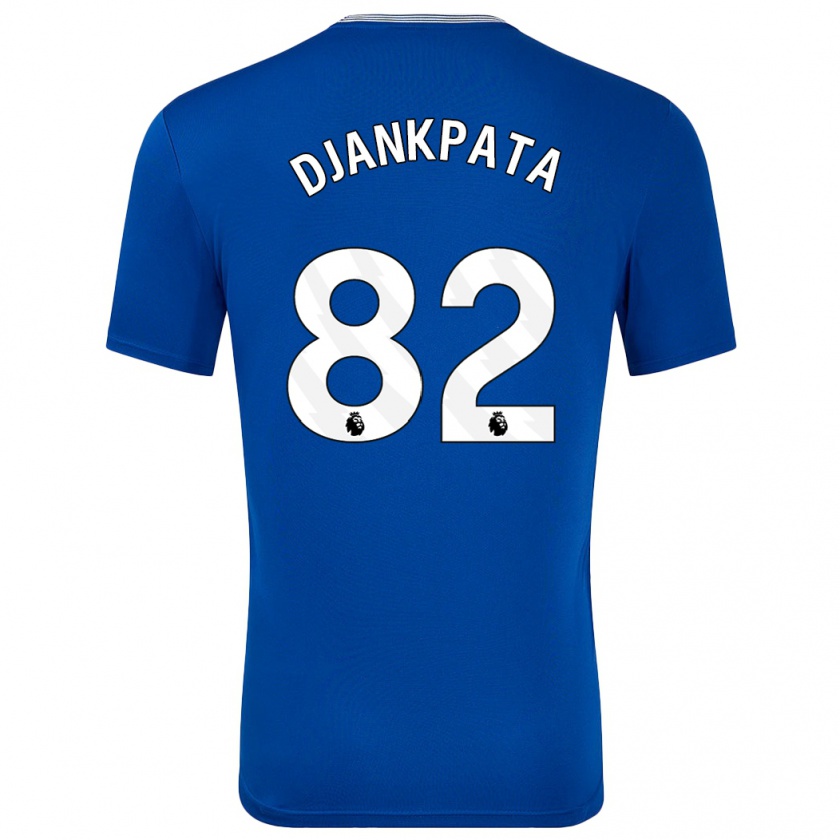 Kandiny Damen Halid Djankpata #82 Blau Mit Heimtrikot Trikot 2024/25 T-Shirt