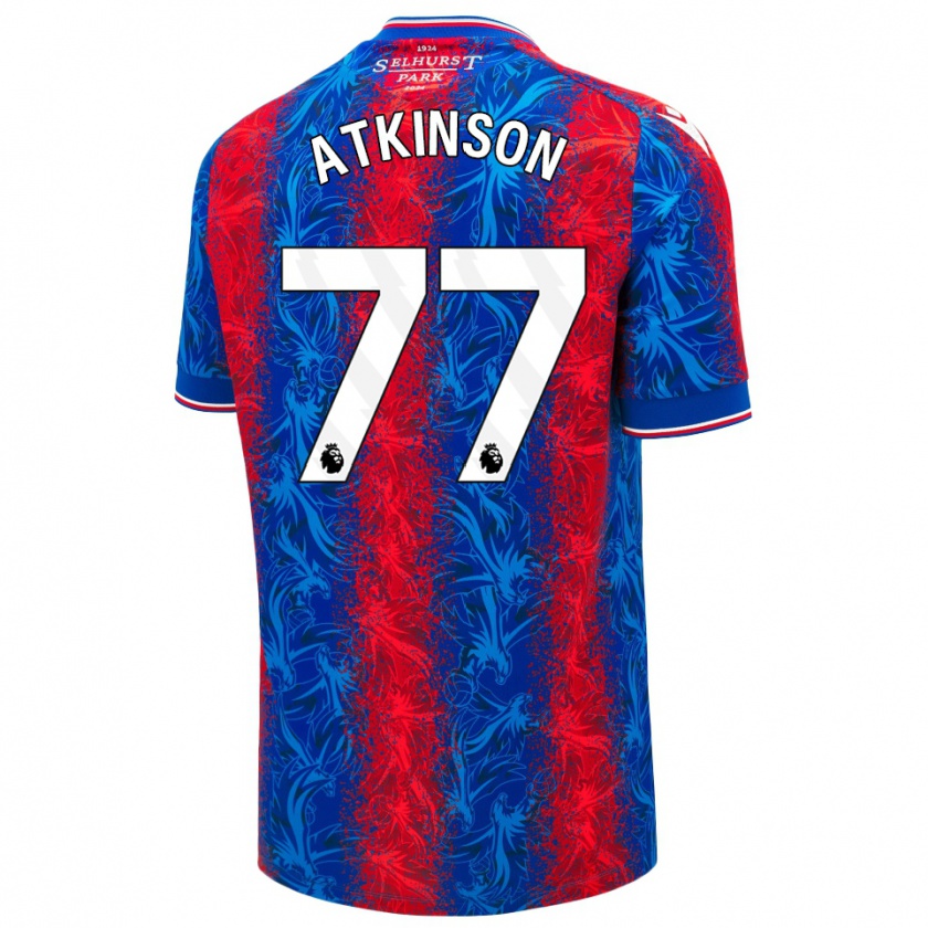 Kandiny Damen Isibeal Atkinson #77 Rot Blauen Streifen Heimtrikot Trikot 2024/25 T-Shirt