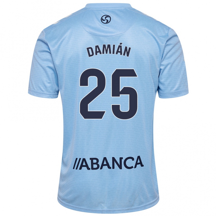 Kandiny Damen Damián Rodríguez #25 Himmelblau Heimtrikot Trikot 2024/25 T-Shirt