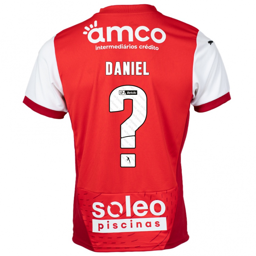 Kandiny Damen Paulo Daniel #0 Rot Weiß Heimtrikot Trikot 2024/25 T-Shirt