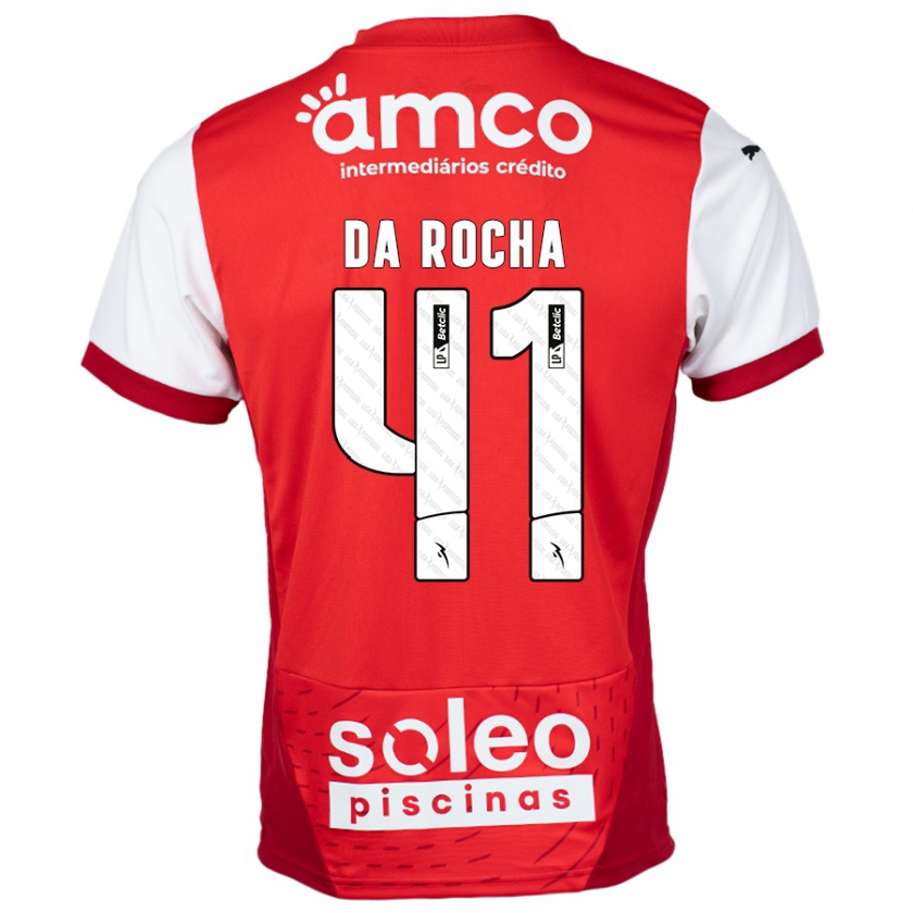 Kandiny Damen Yanis Da Rocha #41 Rot Weiß Heimtrikot Trikot 2024/25 T-Shirt