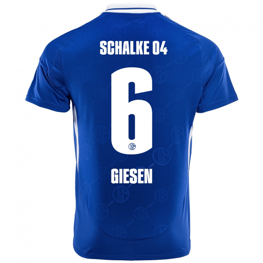 Kandiny Damen Tim Giesen #6 Königsblau Heimtrikot Trikot 2024/25 T-Shirt