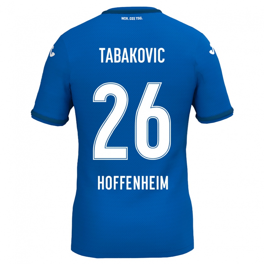 Kandiny Damen Haris Tabakovic #26 Königsblau Heimtrikot Trikot 2024/25 T-Shirt