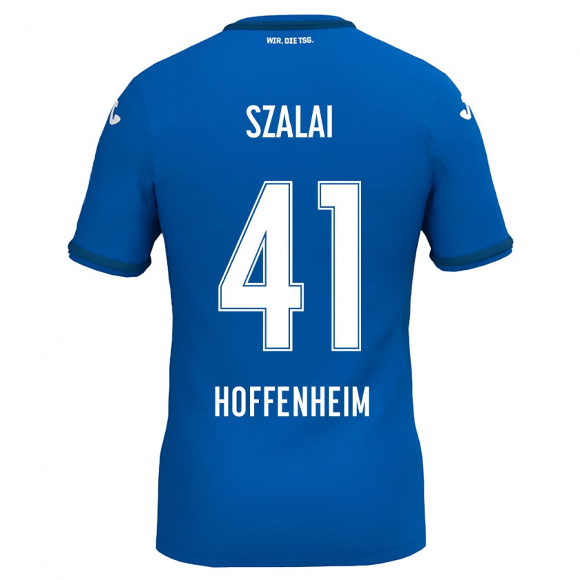 Kandiny Damen Attila Szalai #41 Königsblau Heimtrikot Trikot 2024/25 T-Shirt