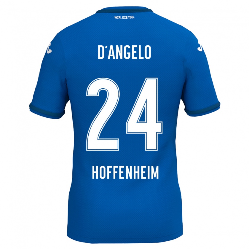 Kandiny Damen Chiara D'angelo #24 Königsblau Heimtrikot Trikot 2024/25 T-Shirt