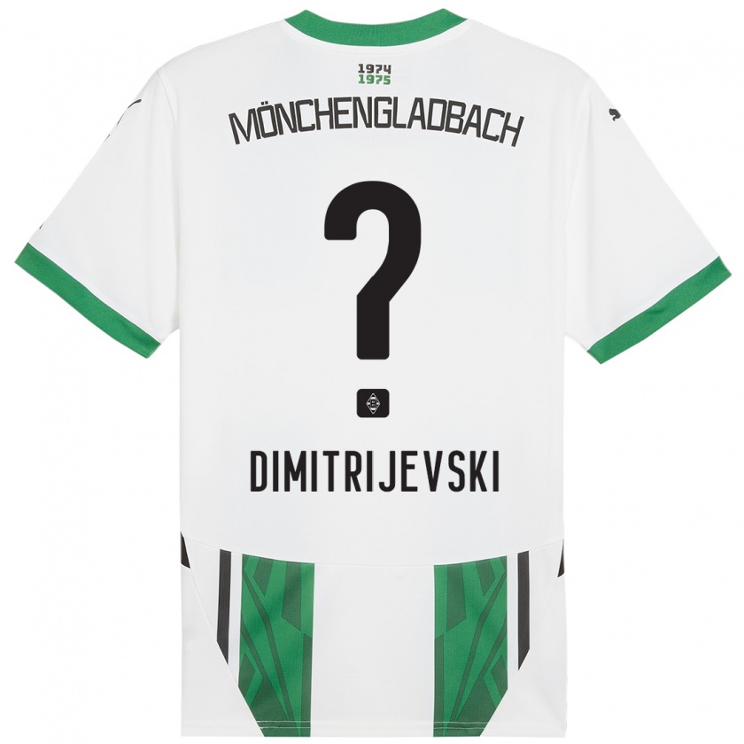 Kandiny Damen Maximilian Dimitrijevski #0 Weiß Grün Heimtrikot Trikot 2024/25 T-Shirt