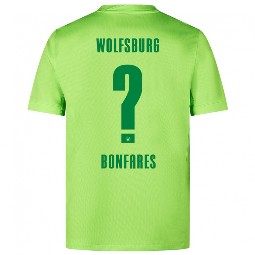 Kandiny Damen Marouan Bonfares #0 Fluoreszierendes Grün Heimtrikot Trikot 2024/25 T-Shirt