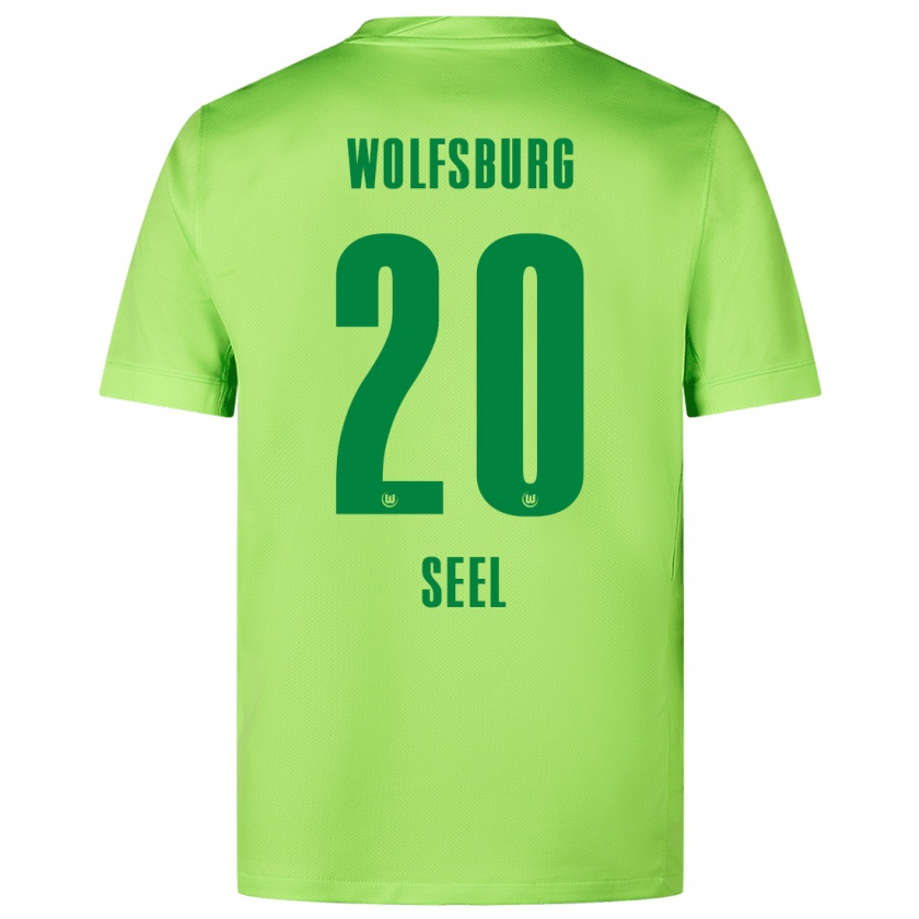 Kandiny Damen William Seel #20 Fluoreszierendes Grün Heimtrikot Trikot 2024/25 T-Shirt