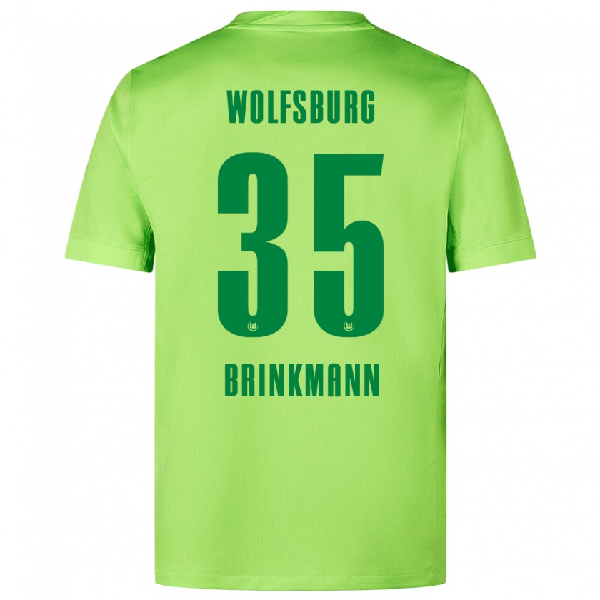 Kandiny Damen Karla Brinkmann #35 Fluoreszierendes Grün Heimtrikot Trikot 2024/25 T-Shirt