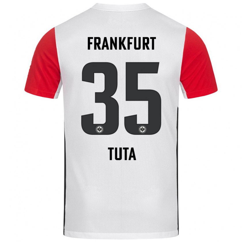 Kandiny Damen Tuta #35 Weiß Rot Heimtrikot Trikot 2024/25 T-Shirt