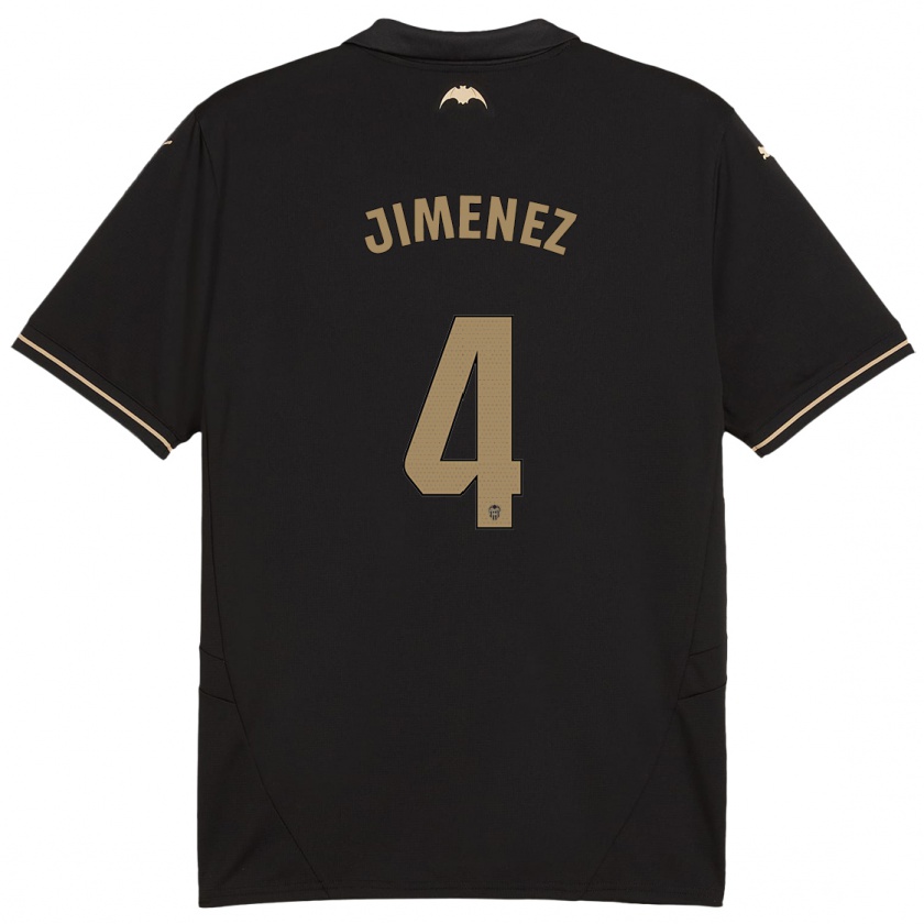 Kandiny Damen Maria Jimenez #4 Schwarz Auswärtstrikot Trikot 2024/25 T-Shirt