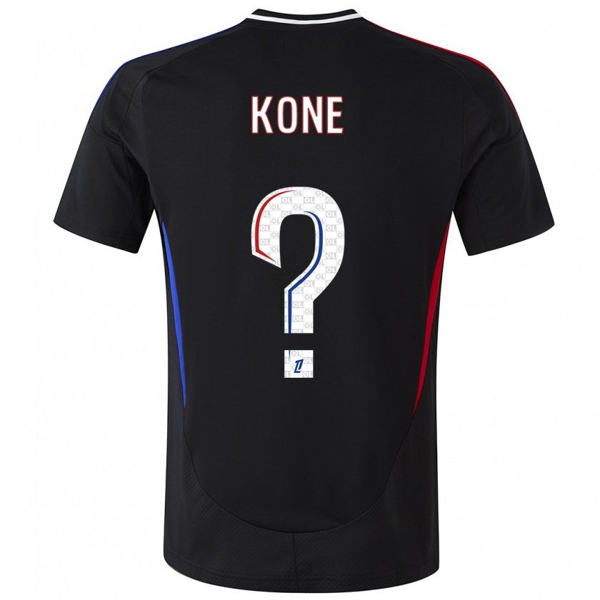 Kandiny Damen Youssouf Kone #0 Schwarz Auswärtstrikot Trikot 2024/25 T-Shirt