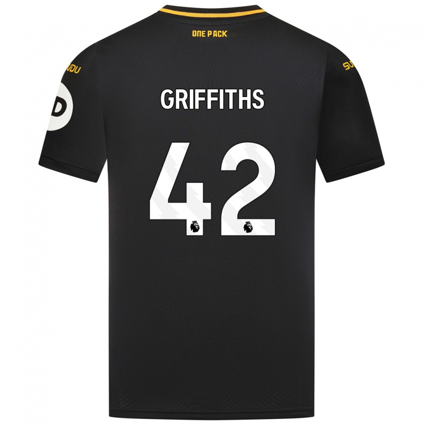 Kandiny Damen Harvey Griffiths #42 Schwarz Auswärtstrikot Trikot 2024/25 T-Shirt