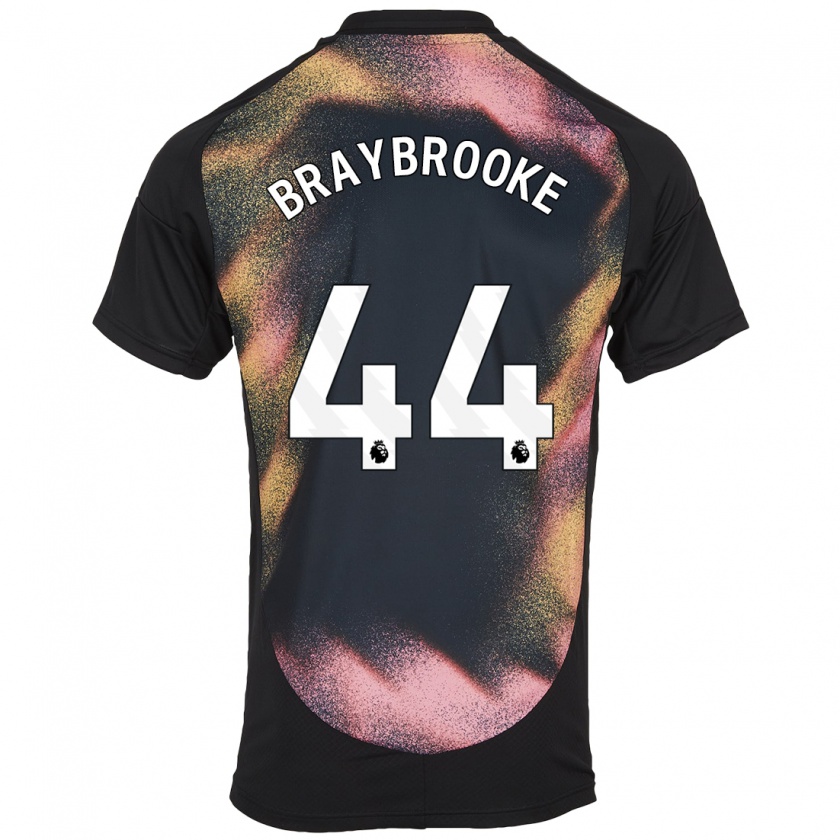 Kandiny Damen Sammy Braybrooke #44 Schwarz Weiß Auswärtstrikot Trikot 2024/25 T-Shirt