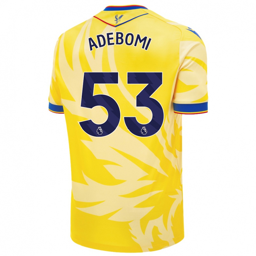 Kandiny Damen Ademola Ola Adebomi #53 Gelb Auswärtstrikot Trikot 2024/25 T-Shirt