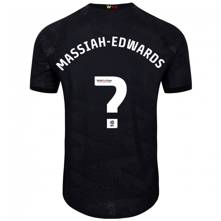 Kandiny Damen Zavier Massiah-Edwards #0 Schwarz Weiß Auswärtstrikot Trikot 2024/25 T-Shirt