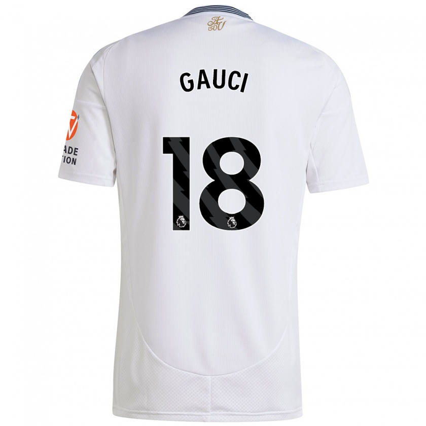 Kandiny Damen Joe Gauci #18 Weiß Auswärtstrikot Trikot 2024/25 T-Shirt