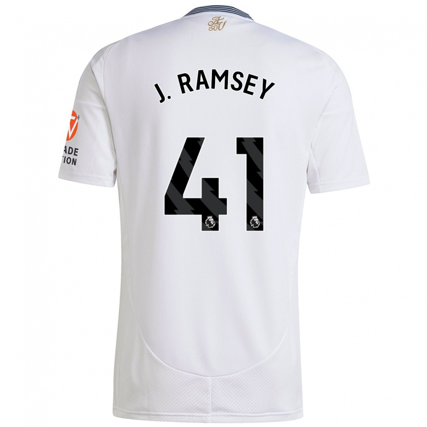 Kandiny Damen Jacob Ramsey #41 Weiß Auswärtstrikot Trikot 2024/25 T-Shirt