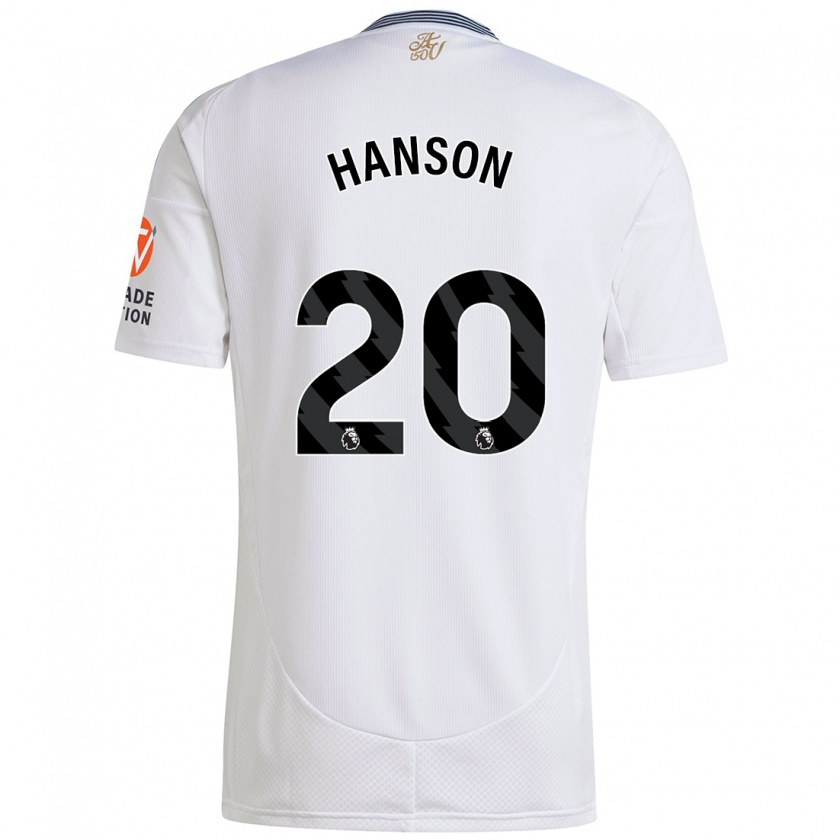 Kandiny Damen Kirsty Hanson #20 Weiß Auswärtstrikot Trikot 2024/25 T-Shirt